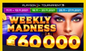 Playson agrees new content deal with Bulgaria-based Magic Bet for planned online casino operation; launches Weekly Madness 60k event