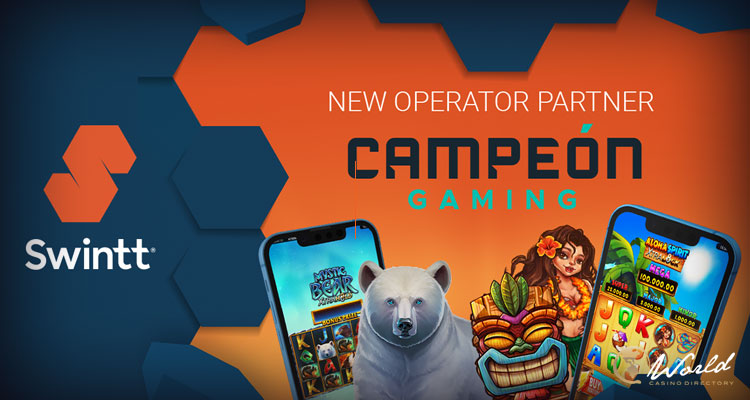 Campeon Gaming signs beneficial agreement with innovative supplier Swintt