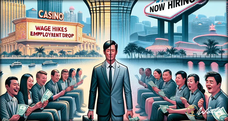 Gambling Industry Wage Hikes in Macau Lead to Employment Drop