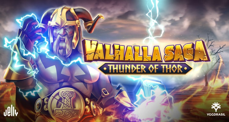 Yggdrasil and Jelly unleash first title in new three-game Viking video slot series: Valhalla Saga Thunder of Thor