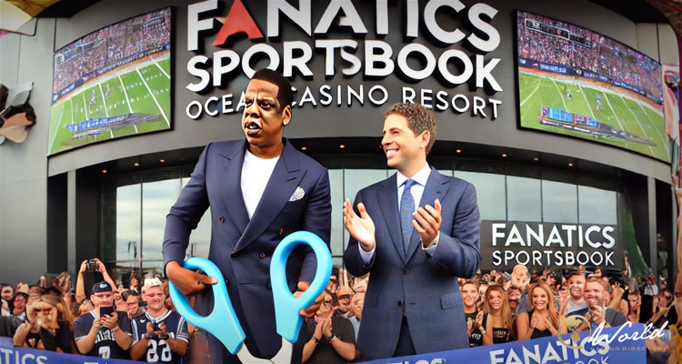 Jay-Z and Michael Rubin Open Fanatics Sportsbook at Ocean Casino Resort