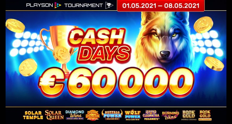 Playson May CashDays worth €60,000 in shared prize pool; debuts new online slot, Divine Dragon: Hold and Win