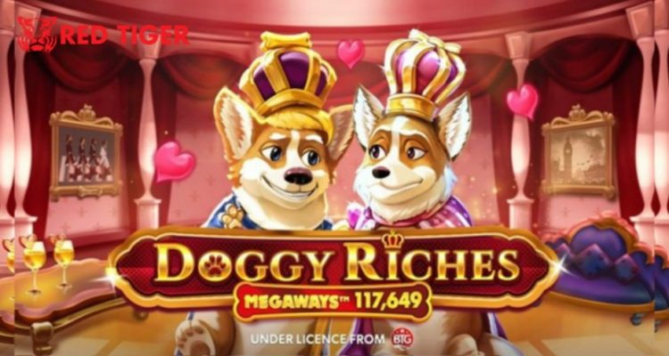 Royal canines await on the reels of Red Tiger’s new online slot Doggy Riches Megaways