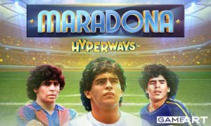 GameArt introduces new online slot Maradona HyperWays, featuring legendary striker Diego Maradona