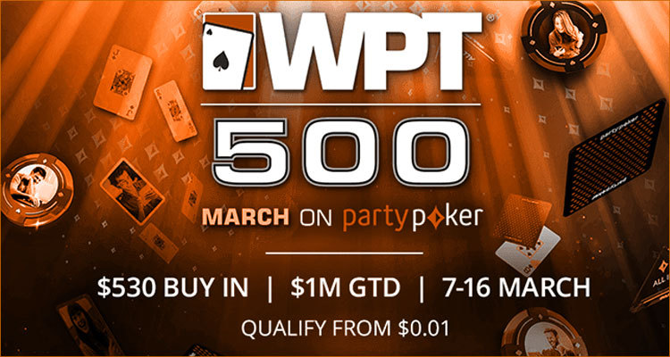 WPT500 Festival begins online this weekend at partypoker