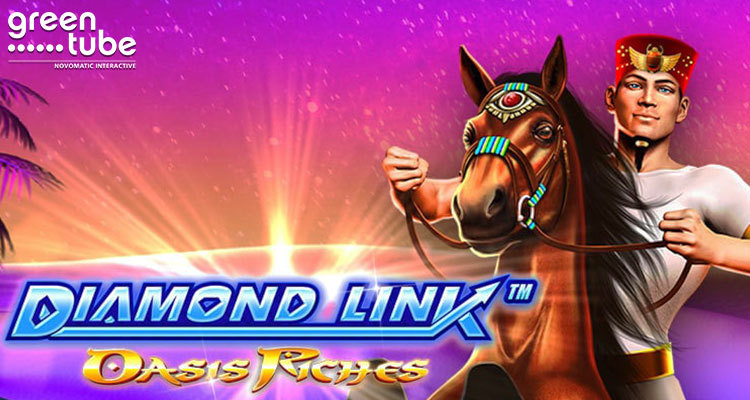 Greentube expands Diamond Link series with addition of Oasis Riches online slot game