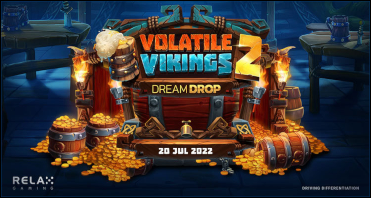 Relax Gaming Limited premieres its Volatile Vikings 2 Dream Drop video slot