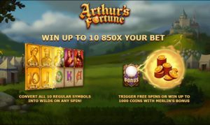 Yggdrasil Gaming goes medieval with its new online slot Arthur’s Fortune