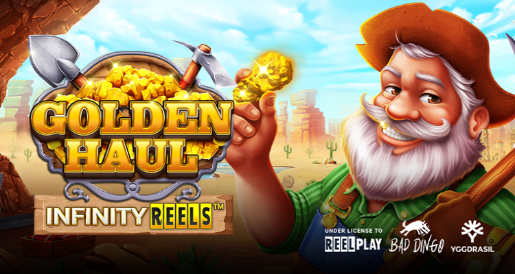 ReelPlay development partner Bad Dingo’s new online slot Golden Haul Infinity Reels launched via YG Masters