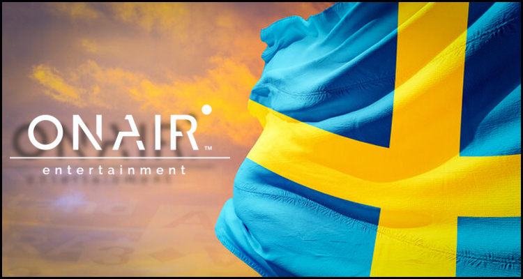 Swedish approval for live-dealer games specialist OnAir Entertainment