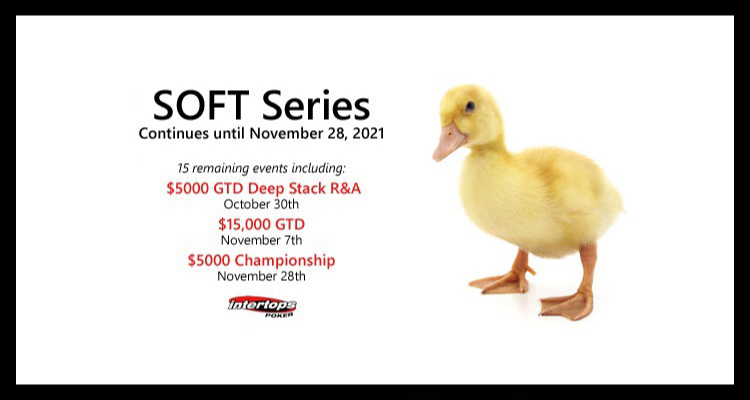 Intertops Poker’s online SOFT series continues this week with $15K event on November 7