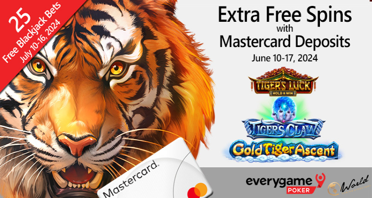 Explore Everygame Poker’s Tiger-Themed Slots During Free Spins Week