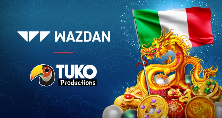 Further commercial growth for Wazdan via new content agreement with Italian operator Tuko Productions