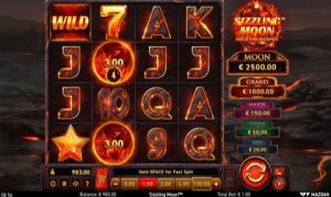 Wazdan’s new interstellar-themed video slot Sizzling Moon adds “cosmic-sized” wins