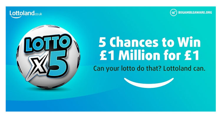 Lottoland UK’s new Lotto x5 betting game offers chances to win £1 million for £1